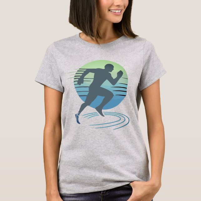 Camiseta Apaixonado Correndo Maratona Competitiva (Frente)
