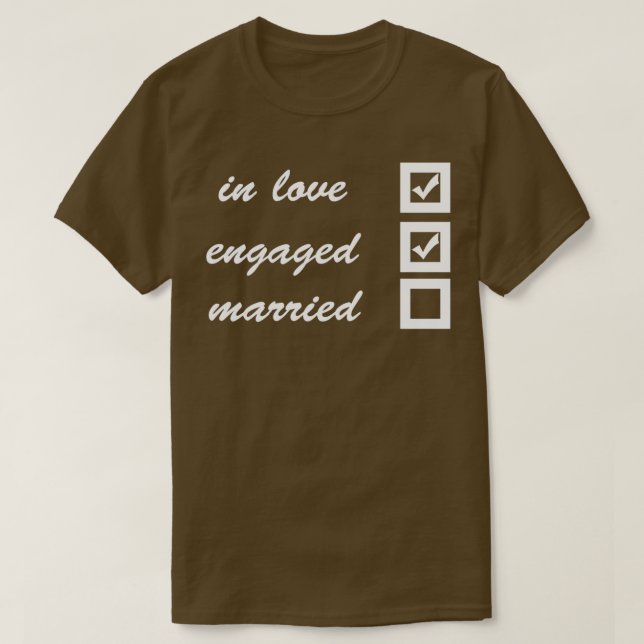 Camiseta Apaixonado noivo casado (Frente do Design)