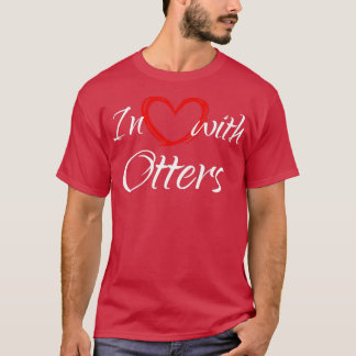Camiseta Apaixonado Por Otters, Eu Adoro Otters