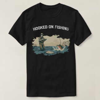 Camiseta Apaixonado por Pesca Cena de Pescador ao Ar Livre