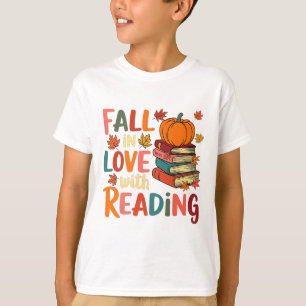 Camiseta Apaixonar-Se Pela Leitura Do Outono Shir