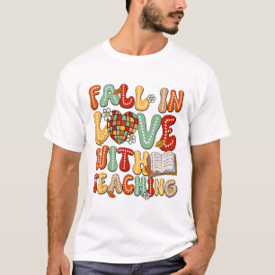 Camiseta Apaixonar-Se Pelo Ensino Do Dia De Ação De Graças