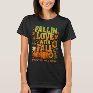 Camiseta Apaixonar-se por Design de outono