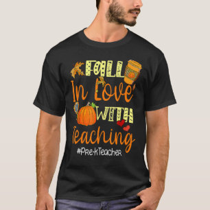 Camiseta Apaixonar-Se Por Ensinar O Professor Antes Do K, G
