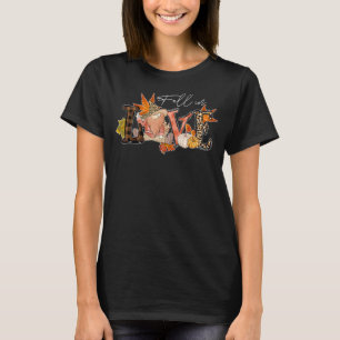 Camiseta Apaixonar-Se, Xadrez Leopardo Pumpkin Graças