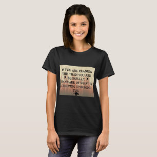 Camiseta Apanhando-Se Atrás De Você