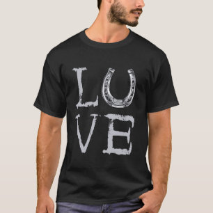 Camiseta Aparar Casco de Cavalo de Ferradura Amor Ferrar Ca