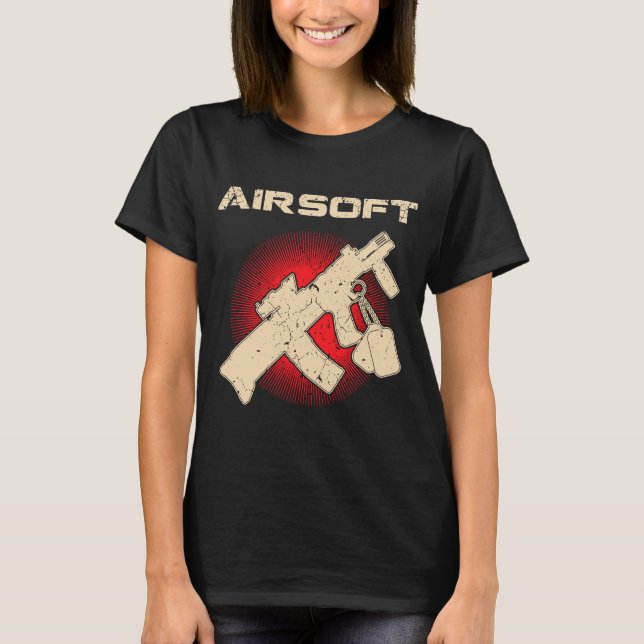 Camiseta Aparência Militar do Airsoft Airsoft Airsoft Marke (Frente)