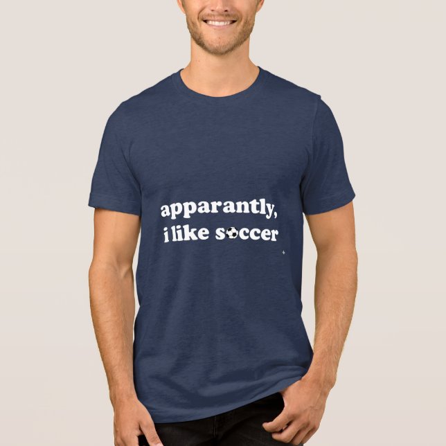 Camiseta Aparentemente, Eu Gosto de Futebol (Frente)