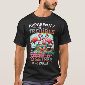 Camiseta Aparentemente Problema Quando Estamos Juntos Quem 