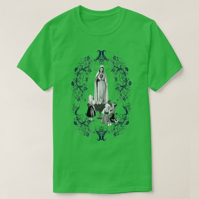 Camiseta Aparição de Nossa Senhora da Fátima (Frente do Design)