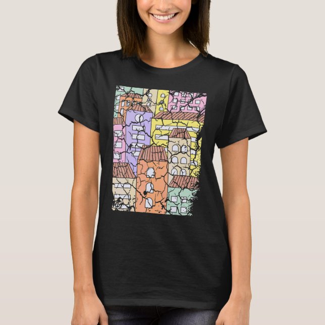 Camiseta Apartamentos Cidade em Dificuldades (Frente)