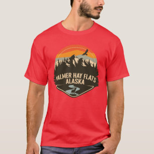 Camiseta Apartamentos Palmer Hay Alaska Camping Retro Overs