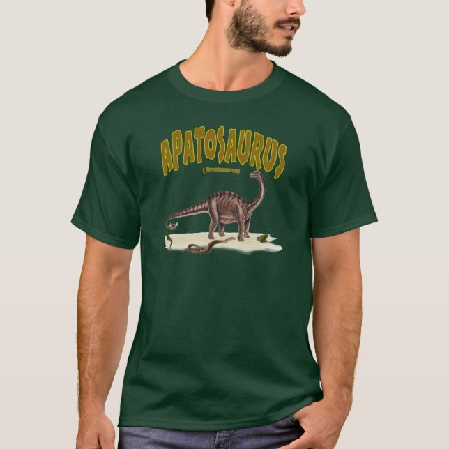 Camiseta Apatosaurus (brontosaurus) (Frente)