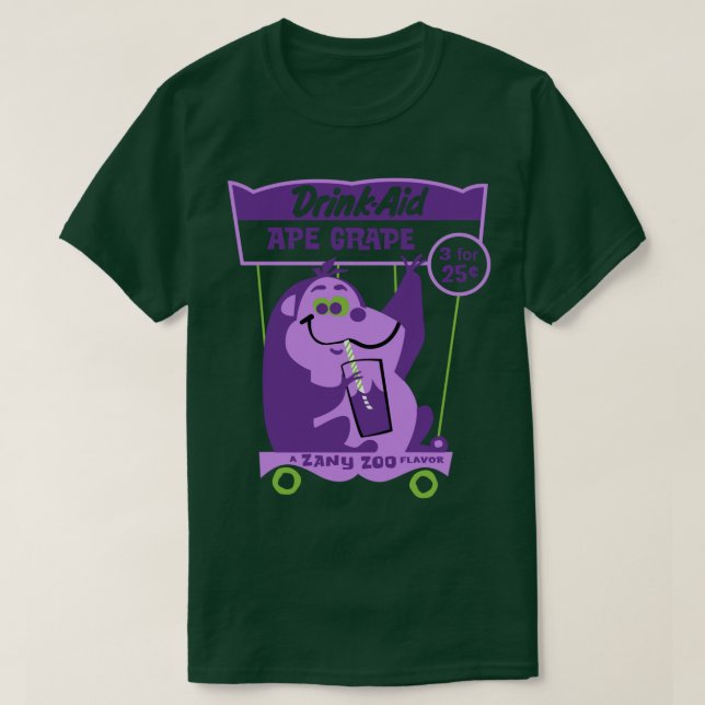 Camiseta Ape Grape (Frente do Design)