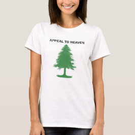 Camiseta APEL AO CÉU Bandeira da Árvore de Pinho 1775 Relig