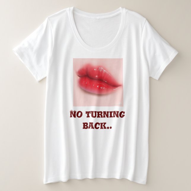Camiseta Apelação de arte de lábios (Frente do Design)