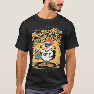 Camiseta Apelente de frango Legal Caçador de Ovos Engraçado