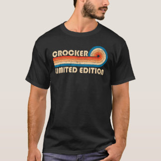 Camiseta Apelido CROCKER Retro Vintage 80s 90s Aniversário 