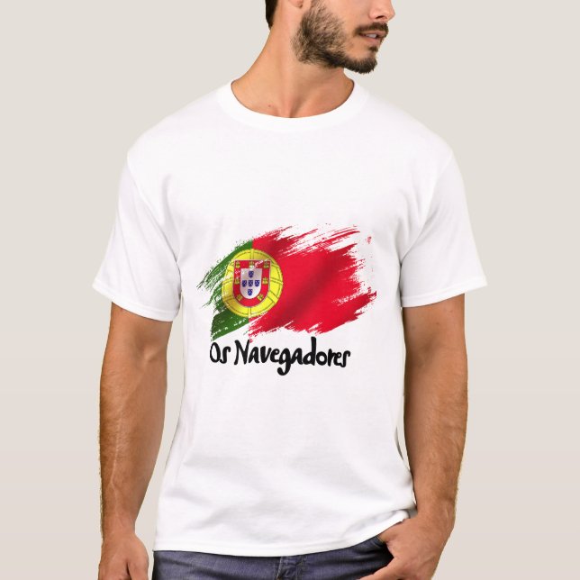 Camiseta apelido da equipe nacional de Portugal (Frente)