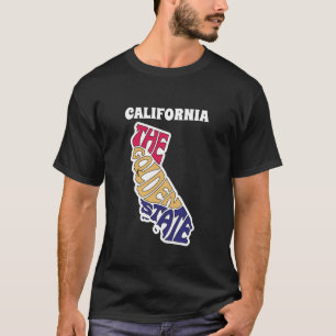 Camiseta Apelido de Arte do Estado da Califórnia