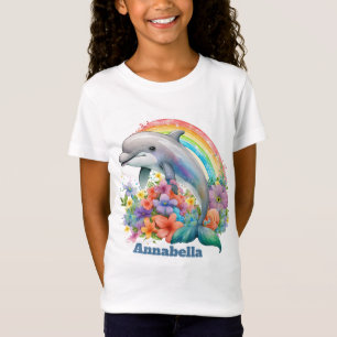 Camiseta Apelido de golfinho de praia bonito