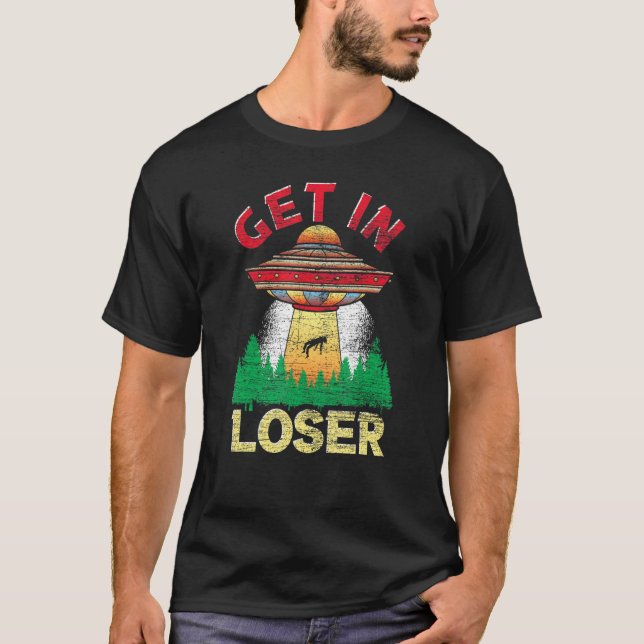 Camiseta Apelido De Rapto De Alienígenas De Ficção Científi (Frente)