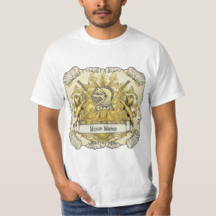 Camiseta Apelido de repouso da família Knight amarela