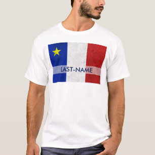 Camiseta Apelido de Sinalizador Acadiano Personalização d