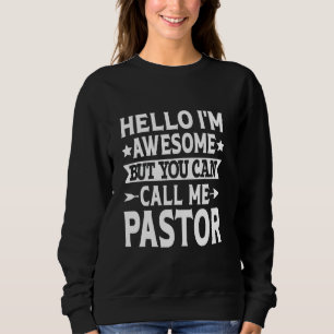 Camiseta Apelido do Pastor Chame-me de Último Nome da Equip