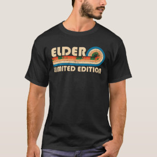 Camiseta Apelido ELDER Retro Vintage 80s 90s Aniversário Re