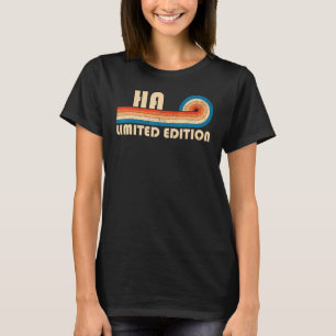 Camiseta Apelido HA Retro Vintage 80s 90s Reunião de Aniver