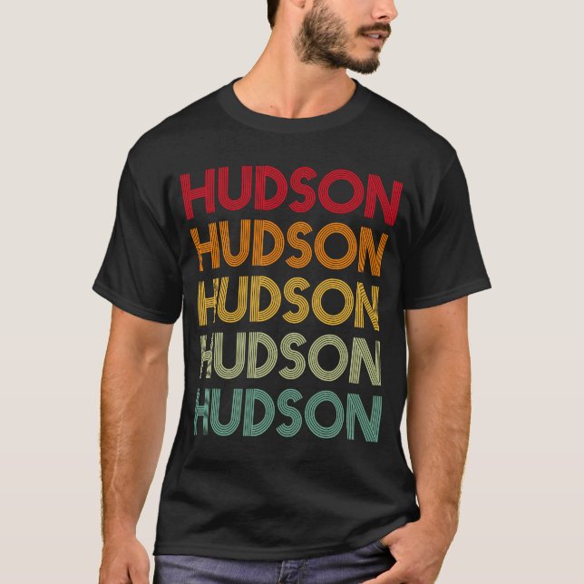 Camiseta Apelido Humor de Nome Retroativo do Hudson (Frente)