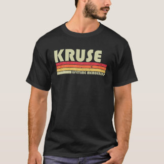 Camiseta Apelido KRUSE Funny Retro Vintage 80S 90S Aniversá