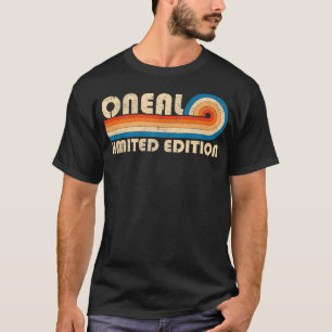 Camiseta Apelido ONEAL Retro Vintage 80s 90s Aniversário Re