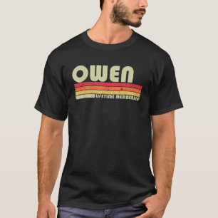 Camiseta Apelido OWEN Funny Retro Vintage 80s 90s Aniversár