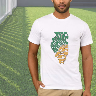 Camiseta Apelido Word Art de Illinois