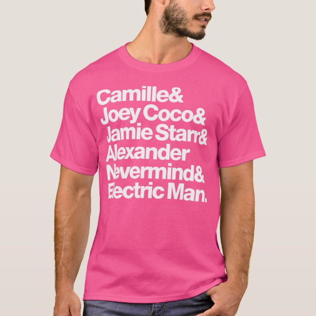 Camiseta Apelidos Roxos (Jamie Starr É Um Ladrão) (Frente)