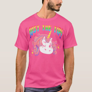 Camiseta Apenas A Dica Adulta Adulta Humor Rainbow Fairytal