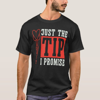 Camiseta Apenas A Dica Que Prometo Adora Jogar Darts Bullse