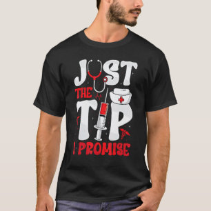 Camiseta Apenas a Ponta Flebotomia Flebotomista Enfermeira