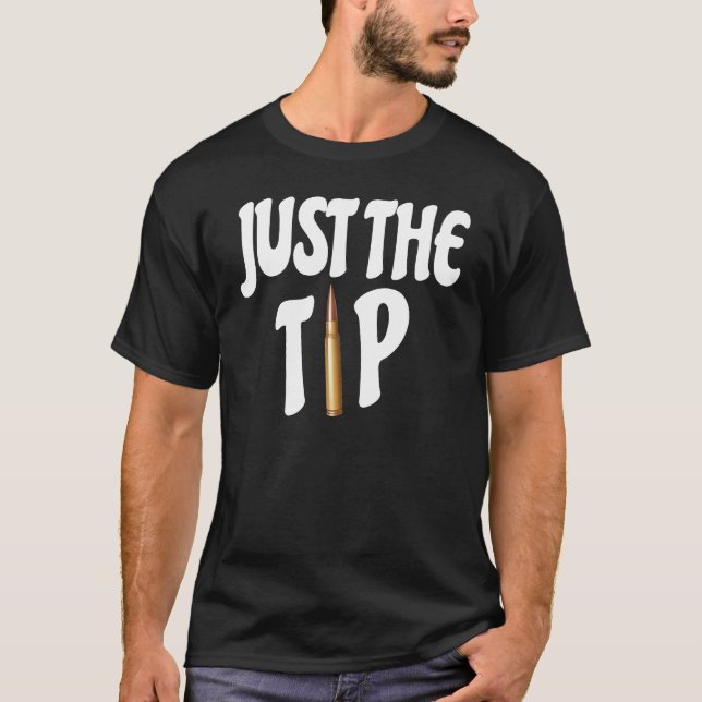 Camiseta Apenas a ponta Tiro de longo alcance engraçado arm (Frente)