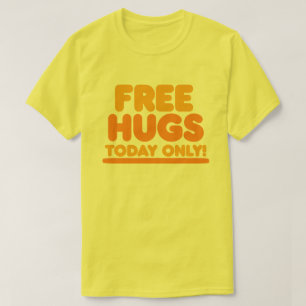 Camiseta Apenas Abraços Livres Hoje