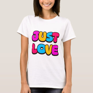 Camiseta Apenas Adorei Design T- Shirt Personalizado