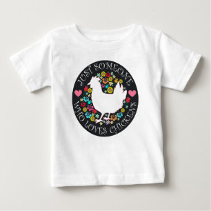 Camiseta Apenas Alguém Que Ama Galinhas
