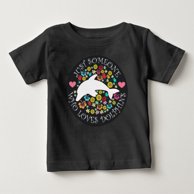 Camiseta Apenas Alguém Que Ama Golfinhos (Frente)