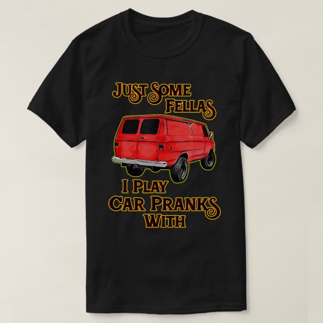 Camiseta Apenas Alguns Caras Eu Toco Brincadeiras De Carro  (Frente do Design)
