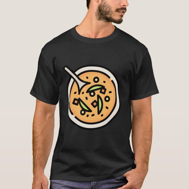 Camiseta Apenas Ame a Comida Tailandesa Curry Indian (Frente)