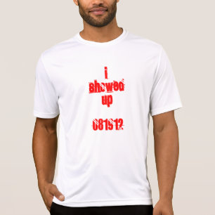 Camiseta Apenas apareça o T virtual do desempenho 5K
