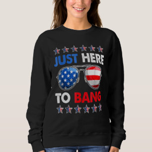 Camiseta Apenas Aqui A Bangg 4 De Julyy Usa Sunglass